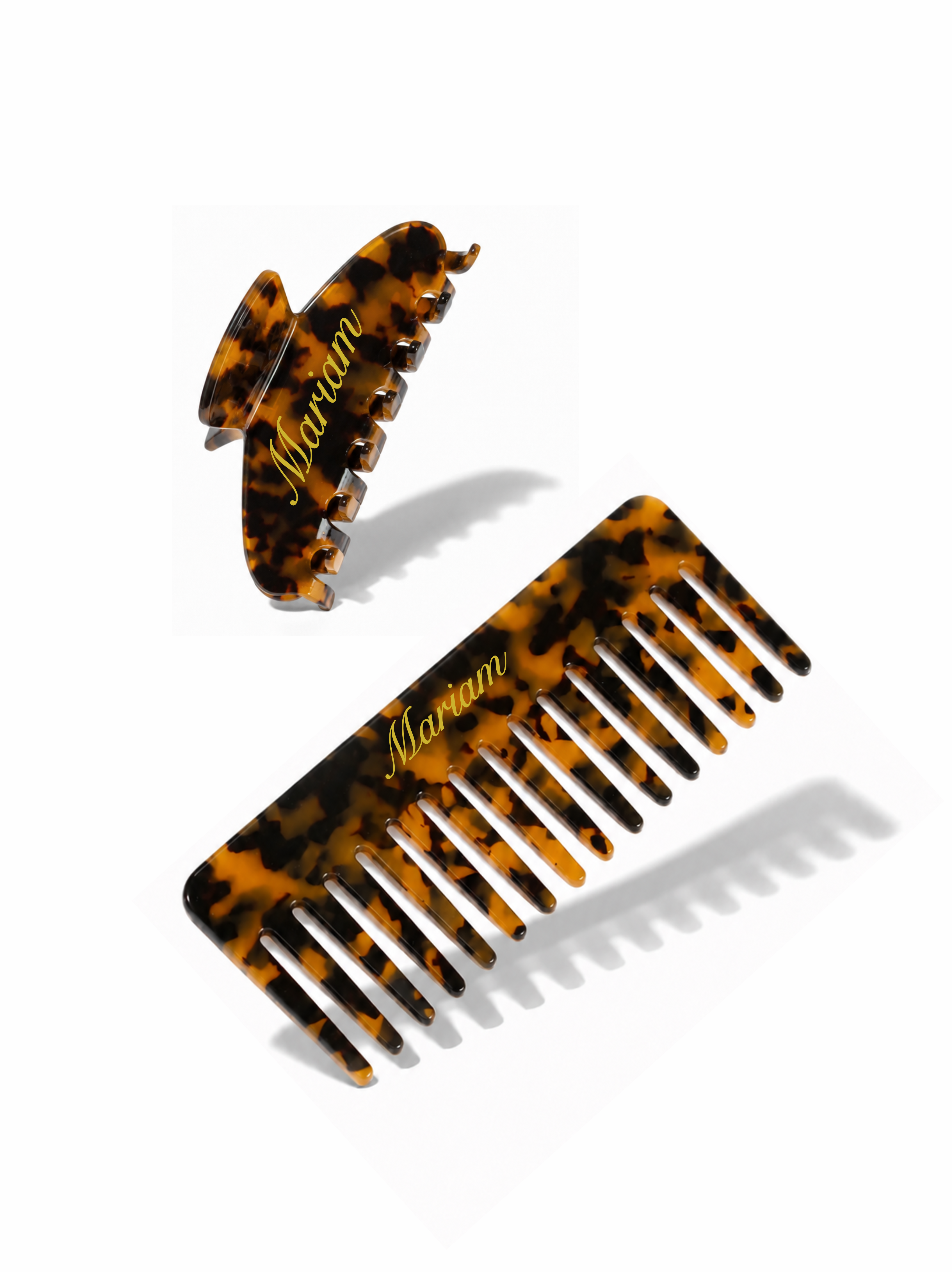 Caramel Noir Comb Set