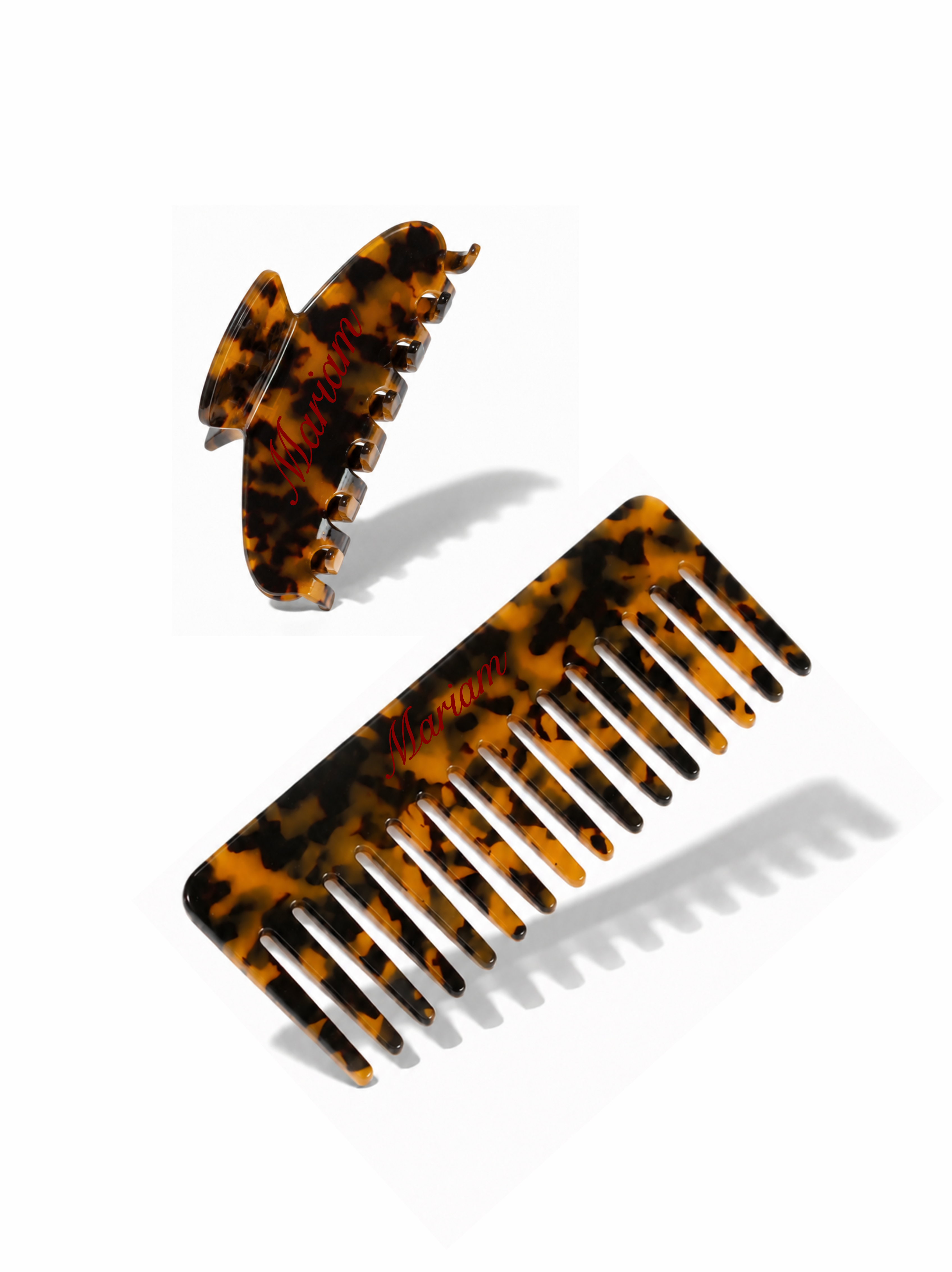 Caramel Noir Comb Set