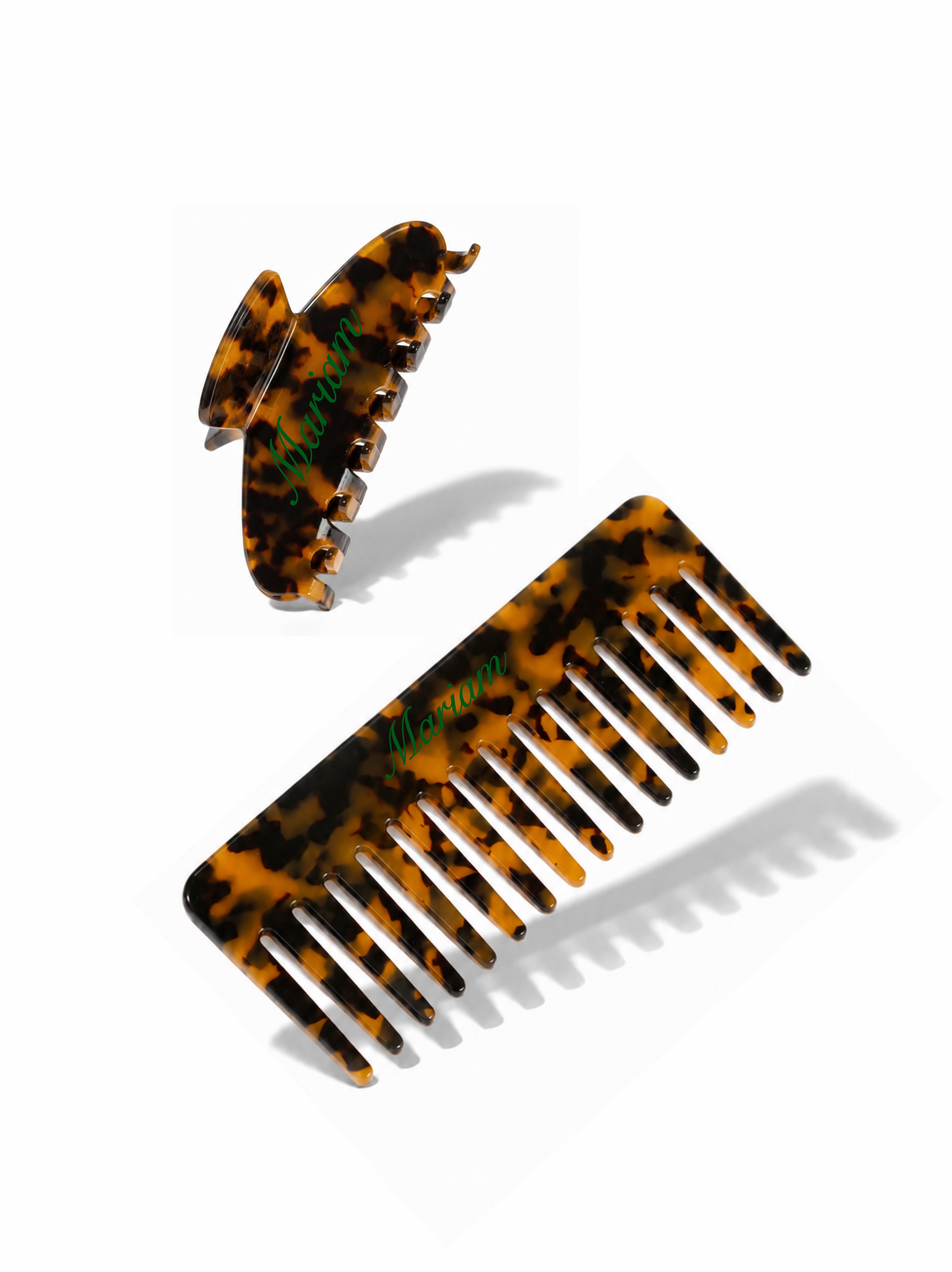 Caramel Noir Comb Set