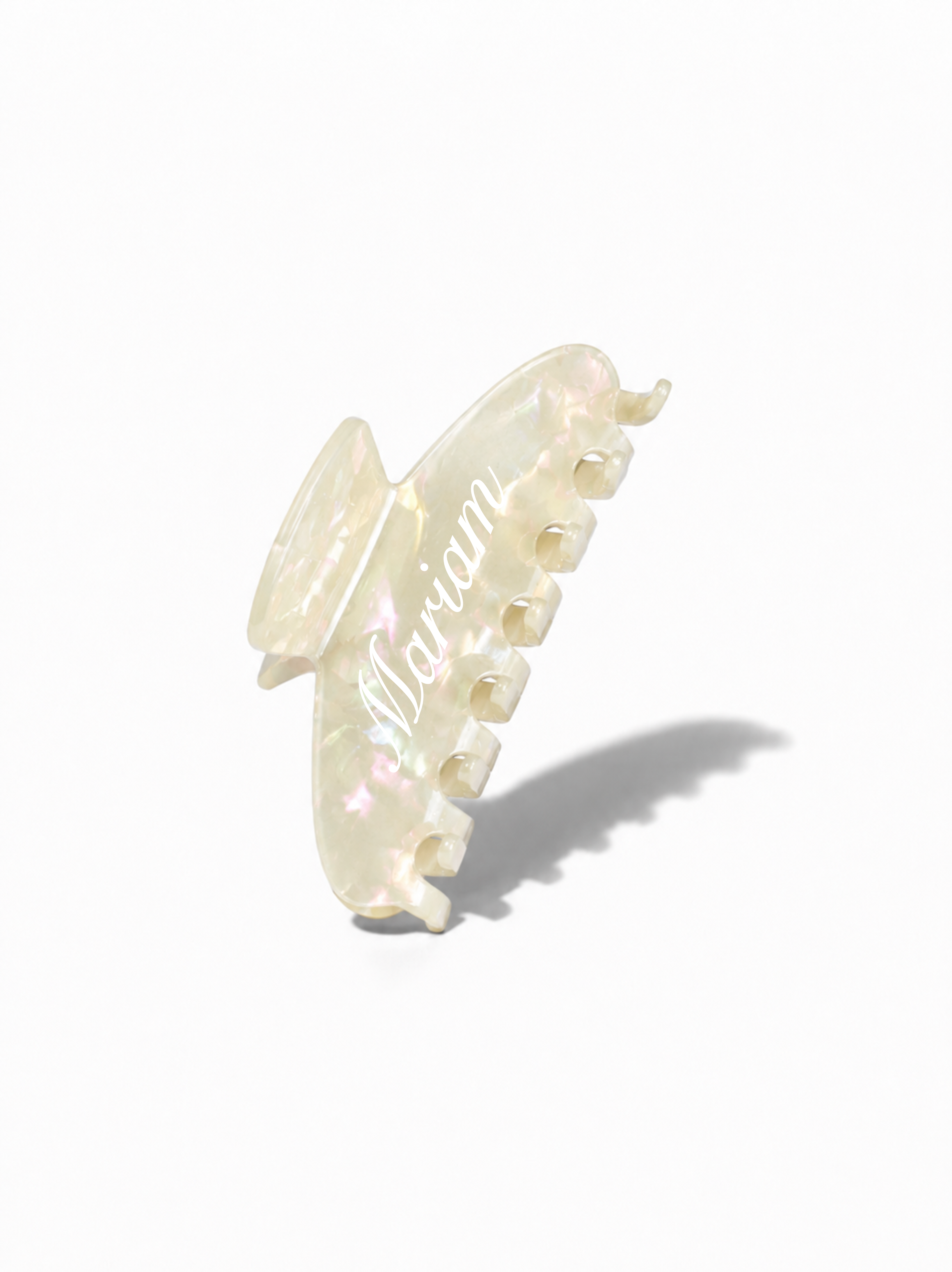 White Pearl Clip