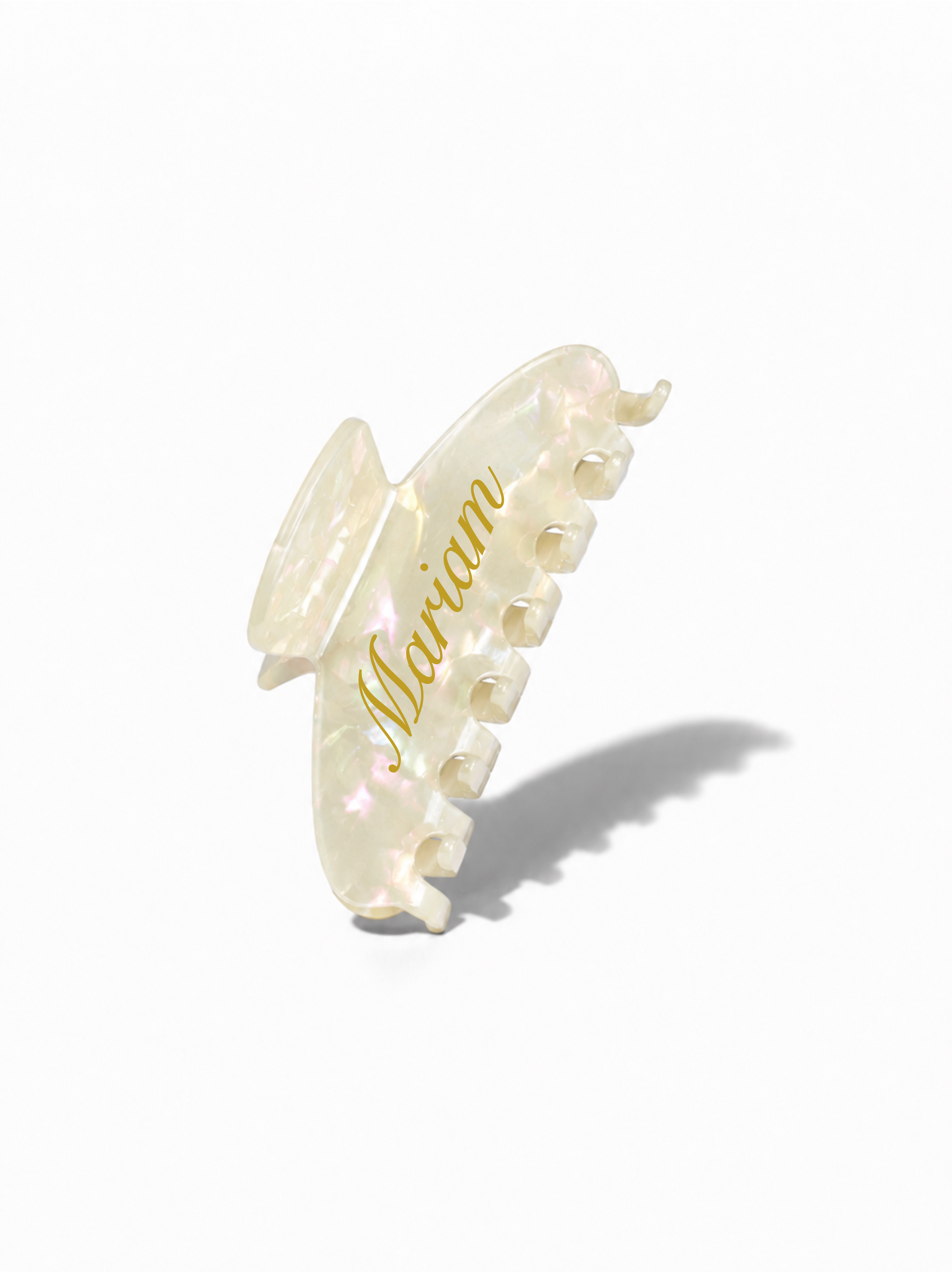 White Pearl Clip
