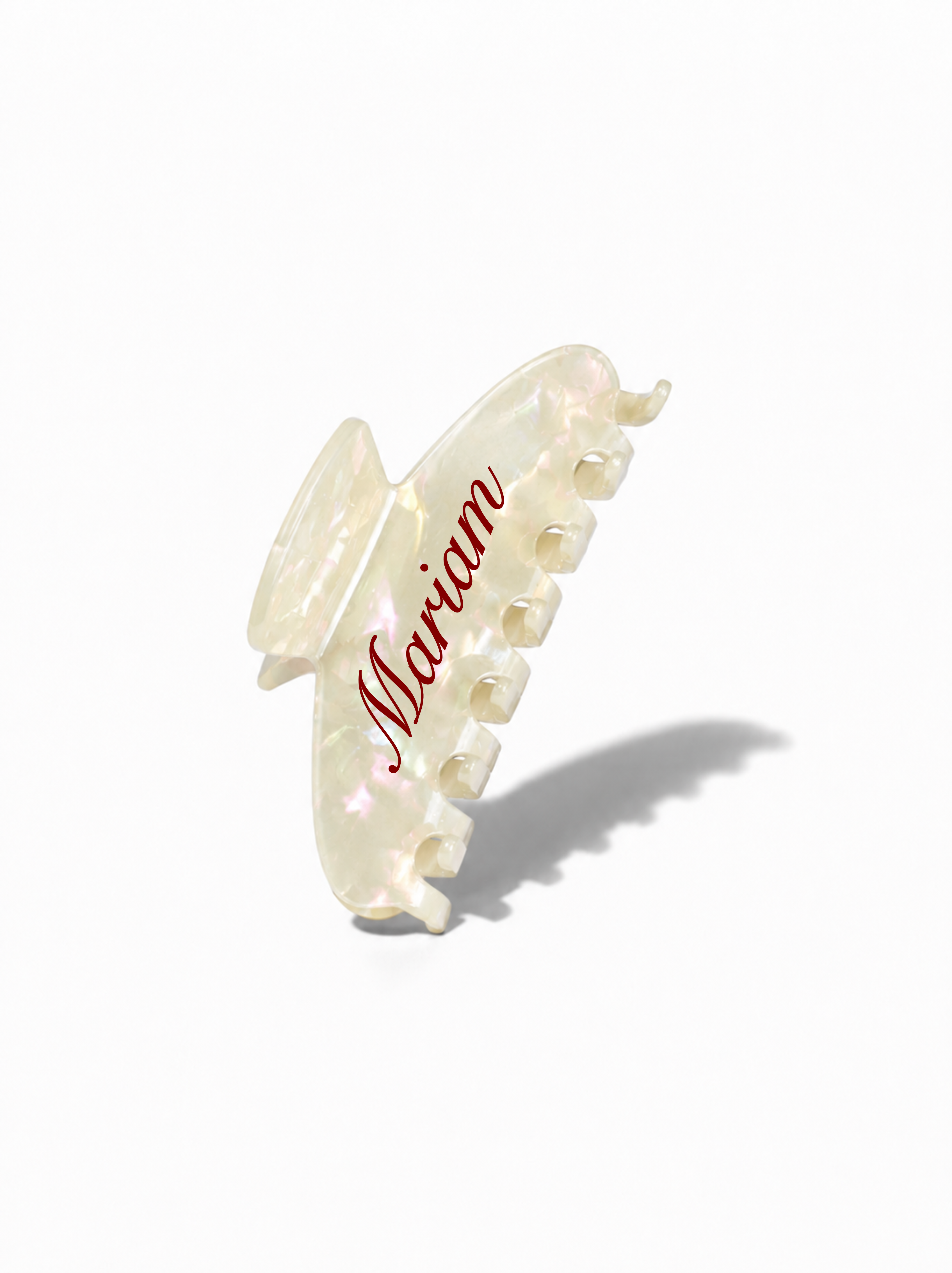 White Pearl Clip