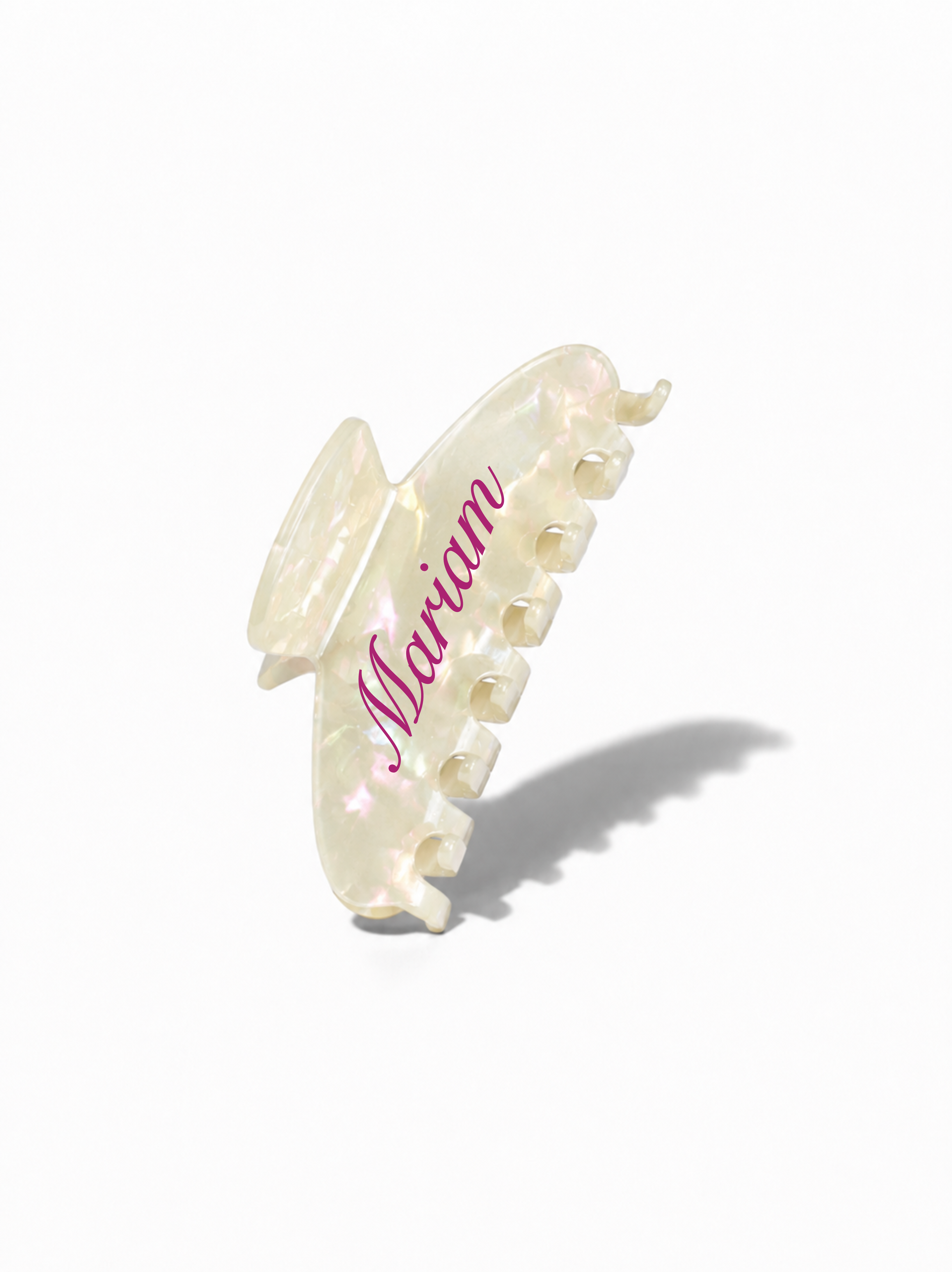 White Pearl Clip