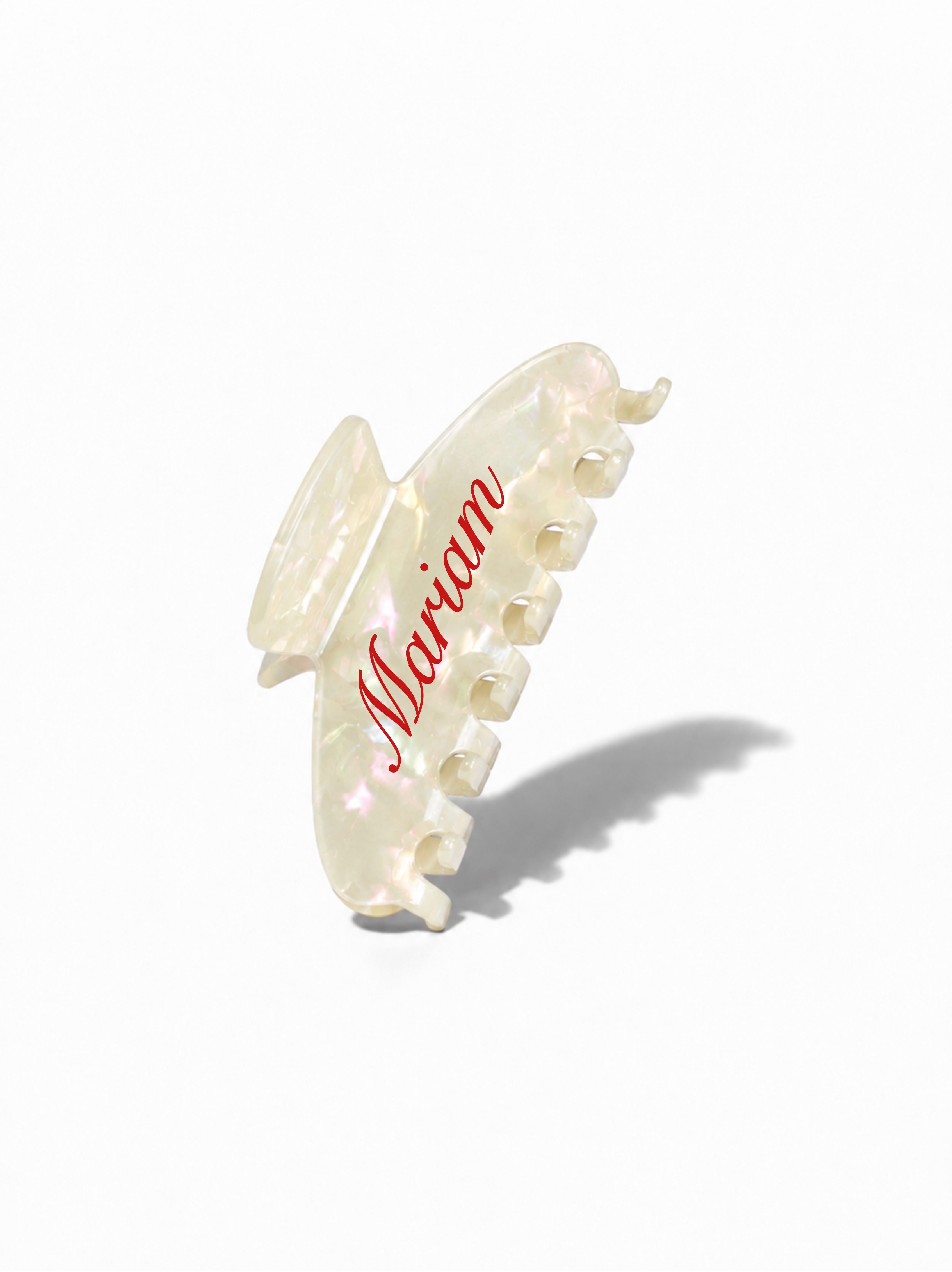 White Pearl Clip