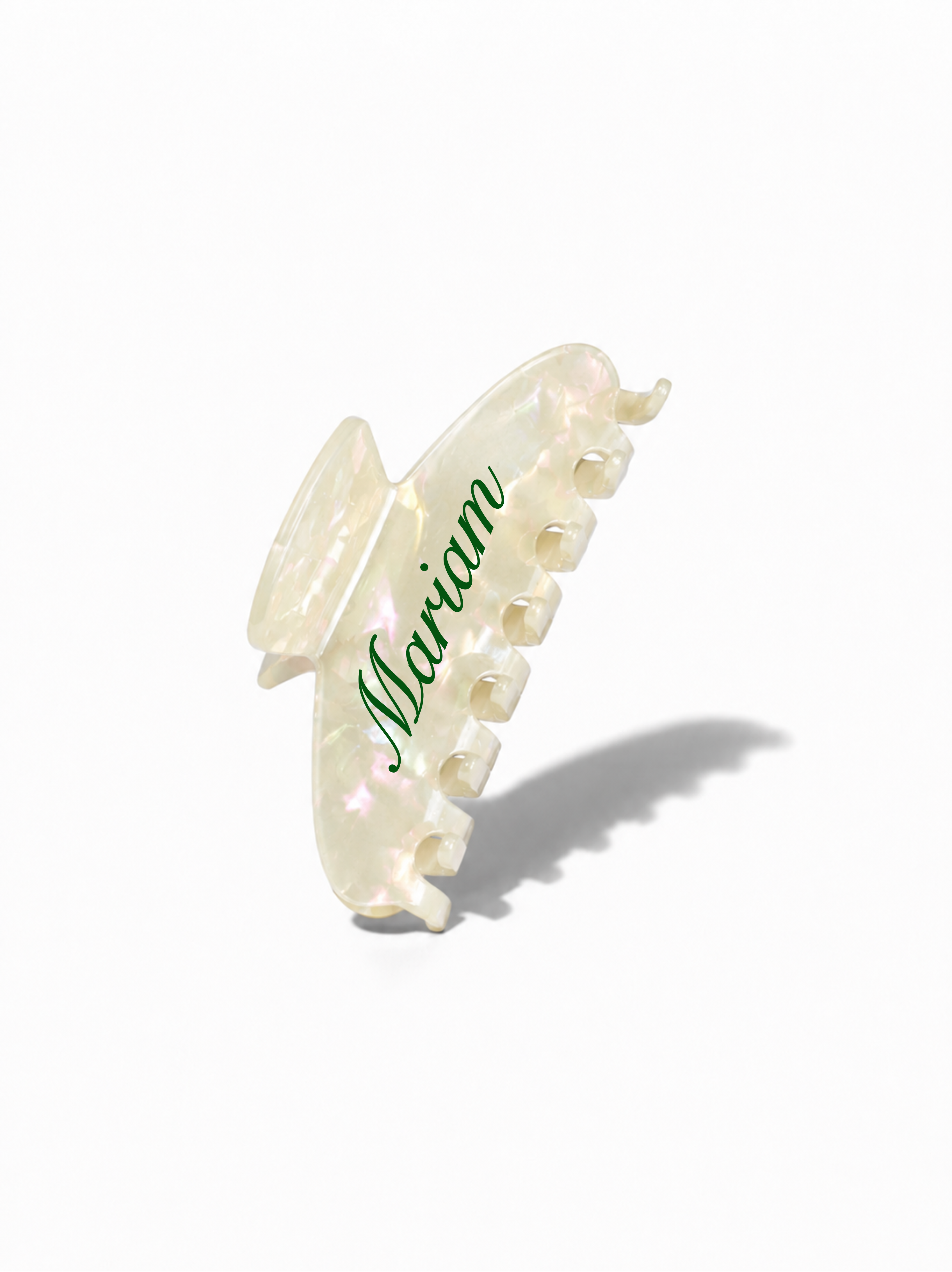 White Pearl Clip