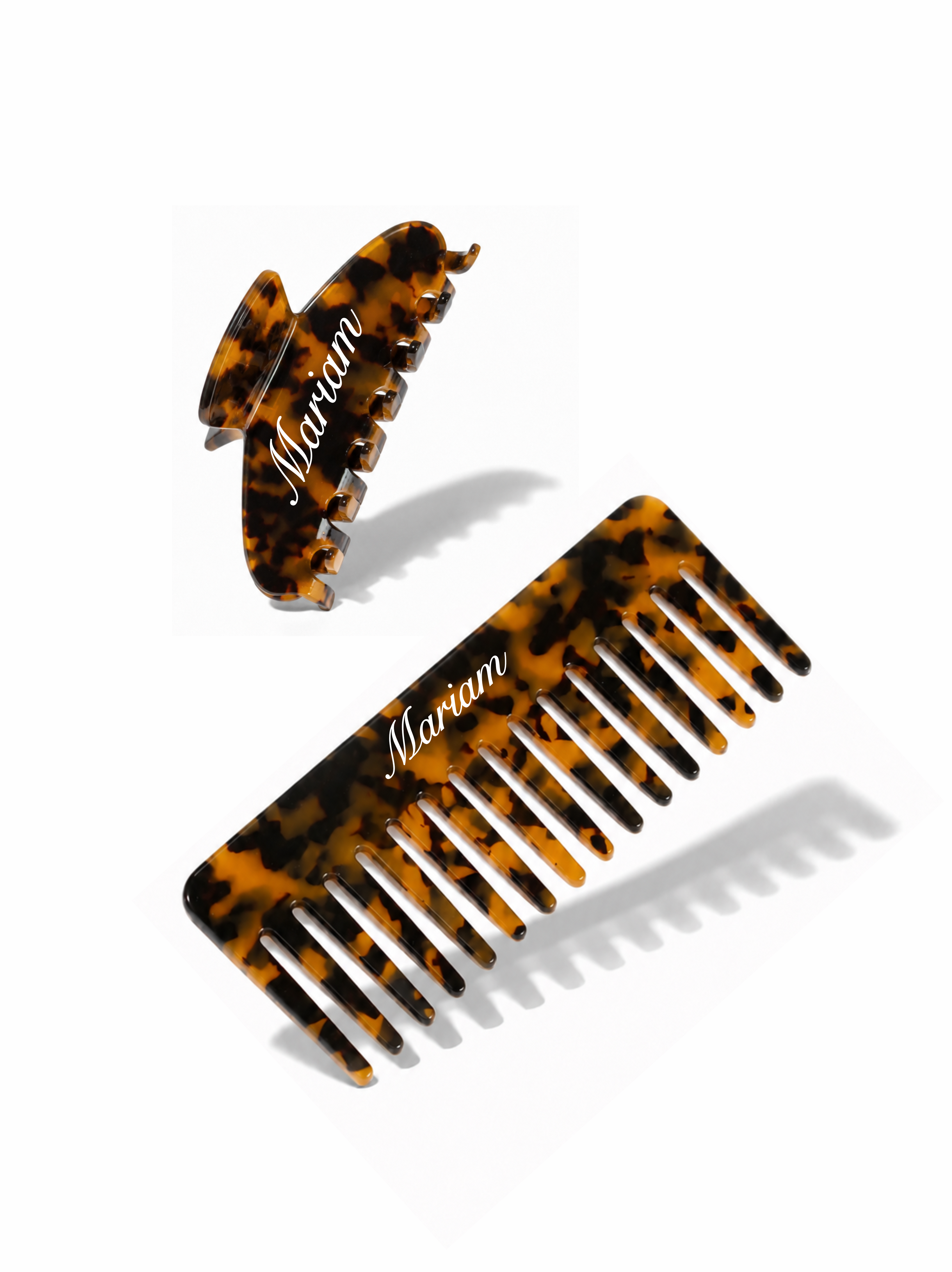 Caramel Noir Comb Set